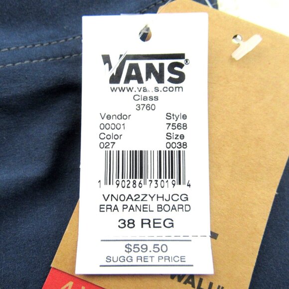 Vans Era USA Striped Boardshort Swim Trunks Mens Size 38 NEW - Picture 14 of 14